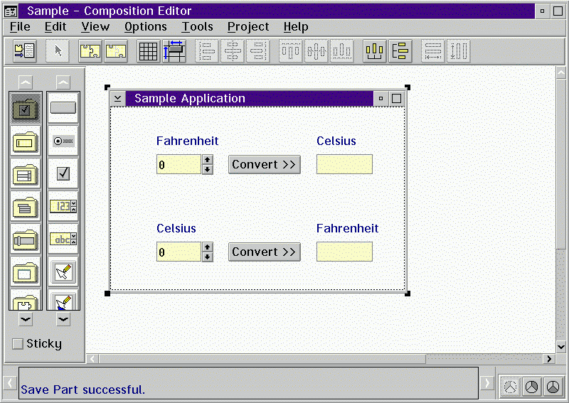 Figure 10. Composition Editor Window