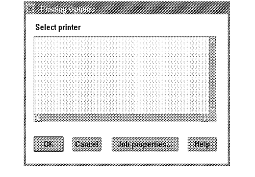 Application Printer Setup Dialog