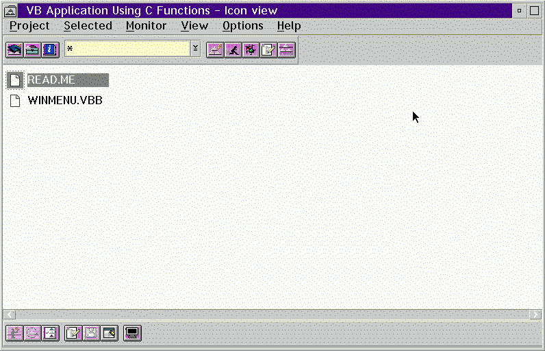 Figure 7. Project Window